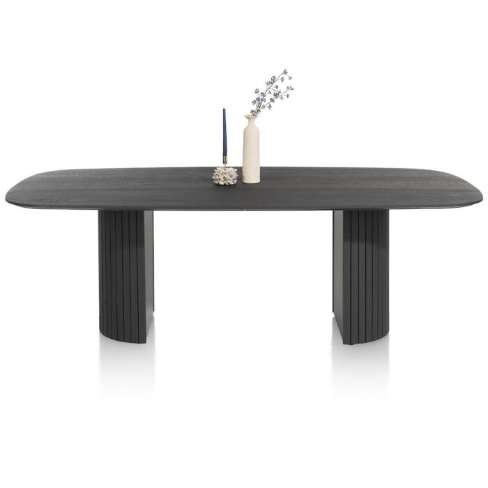 Pavie, Eetkamertafel Ovaal 240 X 120 Cm (Houten Poot) - Castle Black