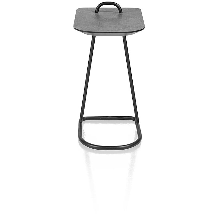 Maze, Laptop-Tafel 45 X 30 Cm - Hoogte 60,5 Cm - Antraciet