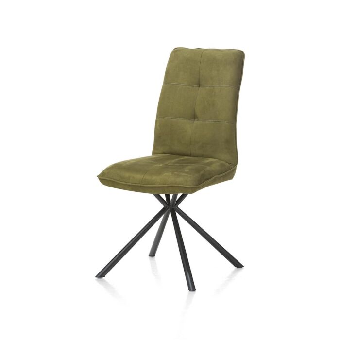 Milva, Eetkamerstoel - Zwart Frame - 4-Poots