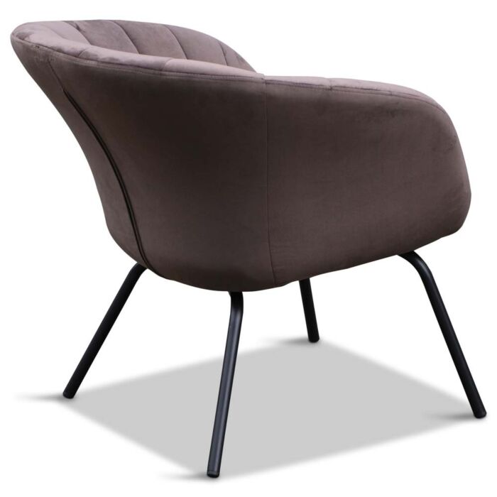 Velours Fauteuil Jerry oker