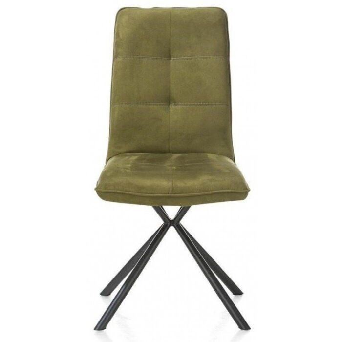 Milva, Eetkamerstoel - Zwart Frame - 4-Poots