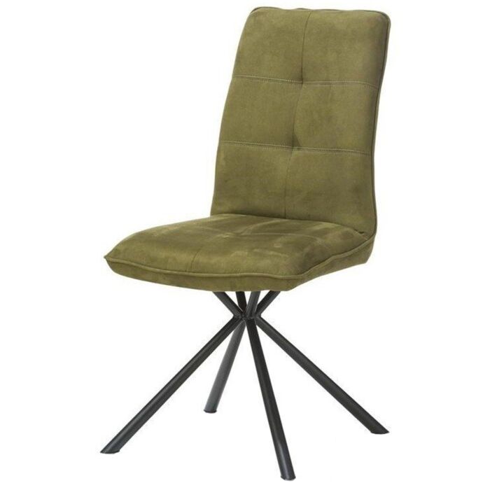 Milva, Eetkamerstoel - Zwart Frame - 4-Poots