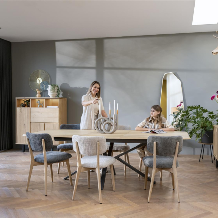 Home, Eetkamertafel Ovaal 220 X 110 Cm