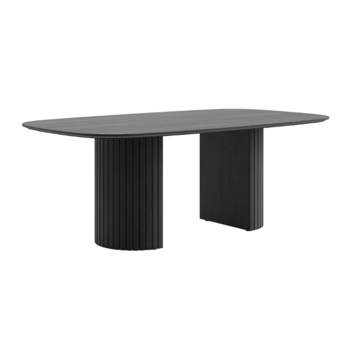 Pavie, Eetkamertafel Ovaal 210 X 120 Cm (Houten Poot) - Castle Black