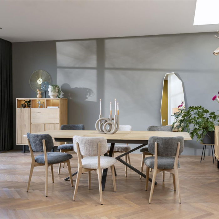 Home, Eetkamertafel Ovaal 250 X 110 Cm