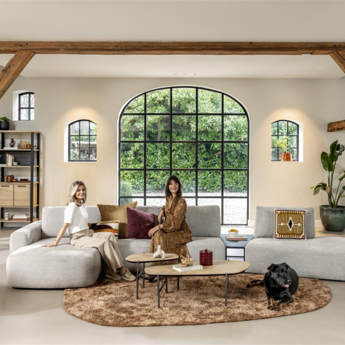 H&H Hoekbank Murcia Longchair Links 3 Zonder Arm