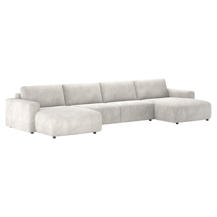 H&H Hoekbank Murcia Longchair Links 3 Zonder Arm