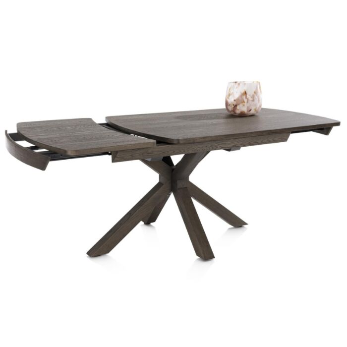 Uitschuifbare Eetkamertafel Nyon Basalt