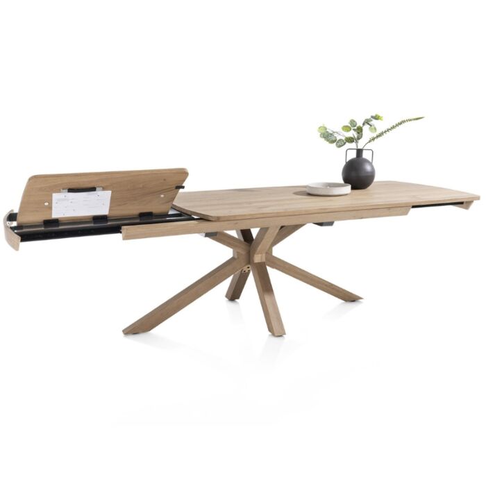 Uitschuifbare Eetkamertafel Nyon Natural Sand
