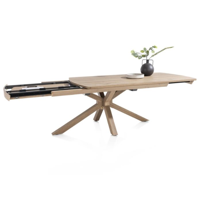 Uitschuifbare Eetkamertafel Nyon Natural Sand