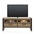  Metalo, Dressoir 180 Cm - 2-Deuren + 2-Laden + 1-Niche (+ LED)