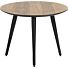 Maze, Salontafel Rond 60 Cm - Hoogte 46 Cm - Railway Brown