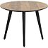 Maze, Salontafel Rond 60 Cm - Hoogte 46 Cm - Railway Brown