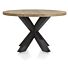  Metalox, Uitschuiftafel Rond 150 (+ 40) X 130 Cm