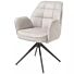  Bell, Armstoel - Graphiet Frame - Draaibaar - Pocket - Stof Calabria - Mosgroen