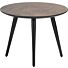  Maze, Salontafel Rond 60 Cm - Hoogte 46 Cm - Railway Brown