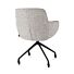 Armstoel Mateo Wielen Rough Off Black Bellini Kiezel 