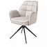  Bell, Armstoel - Graphiet Frame - Draaibaar - Pocket - Stof Calabria - Mosgroen