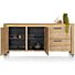 H&H Dressoir Delmonte 190 Cm - 2-Deuren + 2-Laden (LED + Dimmer)