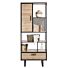 Avalon, Boekenkast 80 Cm - 1-Deur + 1-Lade + 5-Niches - Natural