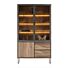  Buffetkast Trapani 160 Cm - 3-Glasdeuren + 2-Deuren + 2-Laden (+ LED)