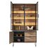 Buffet Trapani 120 Cm - 2-Glasdeuren + 1-Deur + 2-Laden (+ LED)