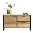 Metalo, Dressoir 140 Cm - 1-Deur + 2-Laden