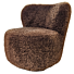 Fauteuil Charles Cacao 