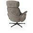 Lazaro, Relaxfauteuil (Incl. Poef) - Stof Livigno - Bruin