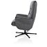 H&H Relaxfauteuil Lotis Met Kantelsysteem + Hocker Antraciet