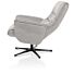 H&H Relaxfauteuil Lotis Met Kantelsysteem + Hocker Lichtgrijs