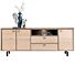  Livada, Dressoir 180 Cm - 2-Deuren + 2-Laden + 1-Niche - Onyx