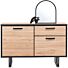  Avalon, Tv-Dressoir 200 Cm - 2-Laden + 1-Niche - Driftwood