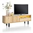 Homestead, Lowboard 180 Cm - 2-Deuren + 1-Lade + 1-Niche (+ LED)