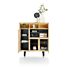 Homestead, Highboard 125 Cm - 3-Deuren + 1-Klep + 3-Niches (+ LED)