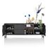 Pavie, Dressoir 233 Cm - 2-Deuren + 2-Laden + 3-Niches (+ LED) - Castle Black
