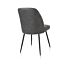 Leo, Eetkamerstoel - Frame Rough Off Black (ROB) - Stof Pala - Antraciet