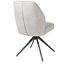 Bell, Eetkamerstoel - Graphiet Frame - Draaibaar - Pocket - Combi Calabria / Vada - Kiezel