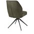 Bell, Eetkamerstoel - Graphiet Frame - Draaibaar - Pocket - Combi Calabria / Vada - Mosgroen