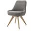 Rocco, Eetkamerstoel - Draaibaar + Pocket - Naturel Eiken - Stof Brioni - Lever