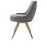 Rocco, Eetkamerstoel - Draaibaar + Pocket - Naturel Eiken - Stof Brioni - Lever