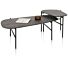 Hendrik, Set Van 2 Salontafels 63 X 120 Cm / 62 X 44 Cm - Fishbone - Castle Antraciet