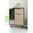 H&H Highboard Avalon Highboard 120 Cm Natural