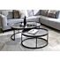 Belfast, Set Van 2 Salontafels - Antiek Zilver