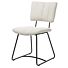 Marcel, Eetkamerstoel - Off Black - Stof Avicci - Creme