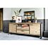 Metalo, Dressoir 210 Cm - 2-Deuren + 2-Laden + 1-Niche (+ LED)