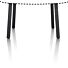 Palace, Bartafel 240 X 115 Cm - 4-Poten (Hoogte: 92 Cm) - Wit
