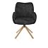 Armstoel Riley Microleder Off Black