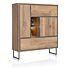 Highboard Trapani 120 Cm - 2-Deuren + 3-Laden + 1-Niche (+ LED)