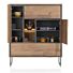Highboard Trapani 120 Cm - 2-Deuren + 3-Laden + 1-Niche (+ LED)